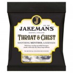 Jakemans THROAT & CHEST Menthol Sweets 73g - Best Before: 07/2025